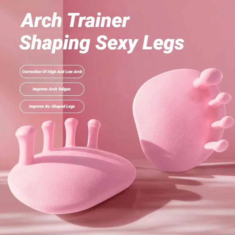 Foot Arch Trainer Anti-Slip Leg Shaping Exerciser Yoga Muscle Relaxing Massage Auxiliary Gym Sports Fitness Toes Training - Urbizia