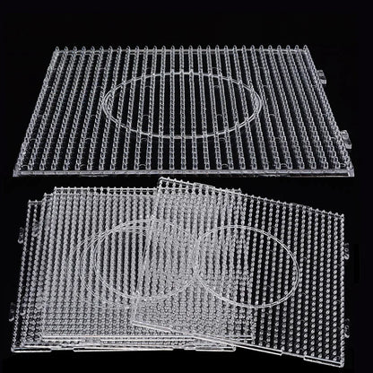 Clearance_2.6mm/5mm Perler Beads Square Pegboard 3D Puzzle Juguetes For Hama Bead Educational Toys for Children Jigsaw Puzzle Br