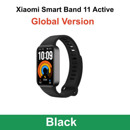 Global Version Xiaomi Smart Band 11 Active Up to 21-day battery life 5ATM Water Resistance Stylish Merallic Finish