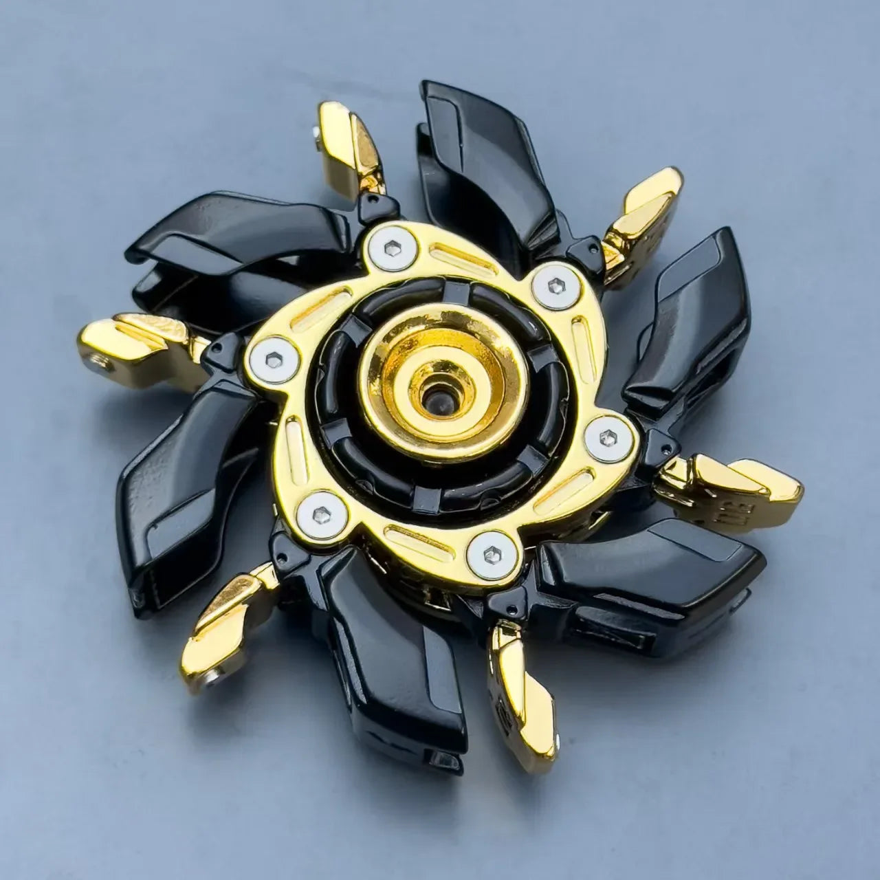 Mecha Fidget Spinner Adult Anxiety Stress Relief Finger Metal Fingertip Gyro Office Desk Toys Metal Alloy Material