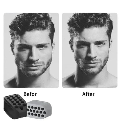 Silicone Jaw Exerciser Facial Toner & Jawline Fitness Ball Neck Toning Equipment Facial Beauty Tool Double Chin Exerciser - Urbizia