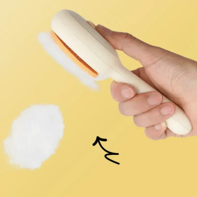 Cat Brush Self-cleaning Cat Brush Pet Hair Remover One Click Combs for Cats Hair Cleaning Pet Grooming Massage Dog Comb Brushes - Urbizia