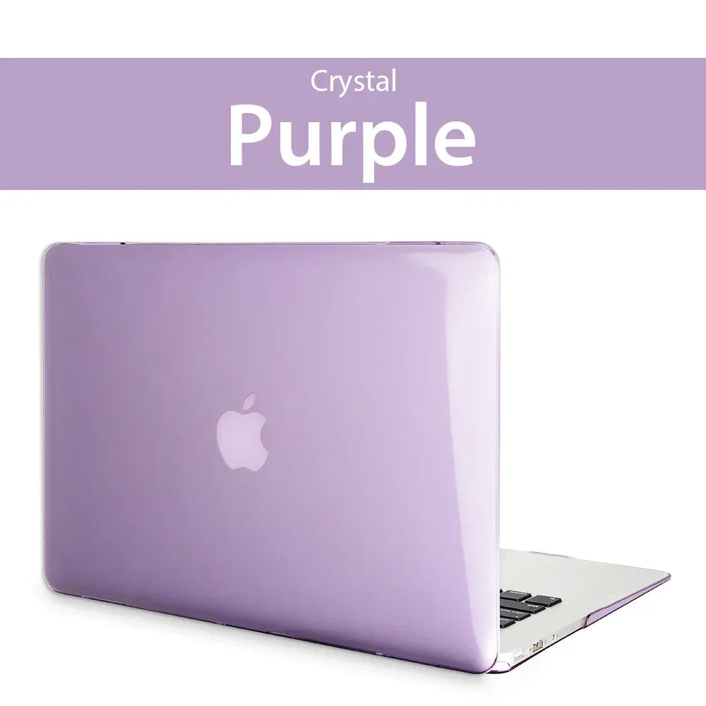 Glitter MacBook Hard Shell Case Cover 11–16 Inch