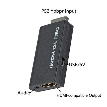 PS2 to HDMI Converter 1080P HD Video Adapter