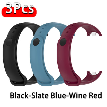 Silicone Strap for Xiaomi Mi Band 10 9 8 Strap NFC Sport Bracelet Wristband pulseira correa Xiaomi Smart Band 10 9 8 Accessories