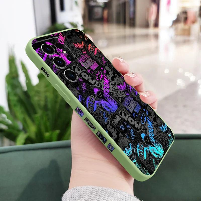 Clown Art TPU Case for Samsung Galaxy S25–S10 Series