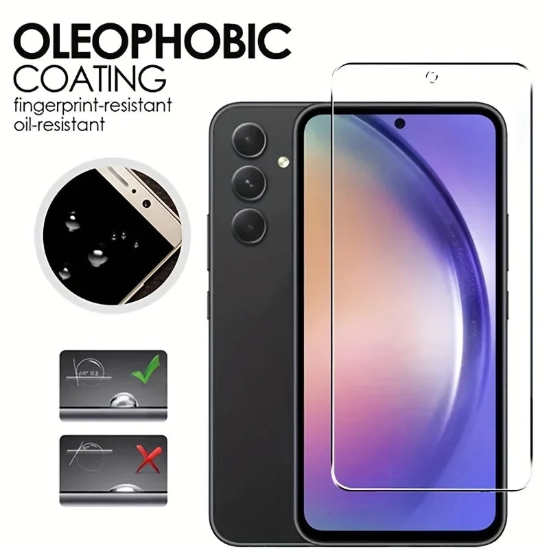 5pcs High Hardness Tempered Glass Screens for Samsung for galaxy A Series (A56, A55, A54, 5G, A51, A52, A52s, A53, 5G, A36, A35)