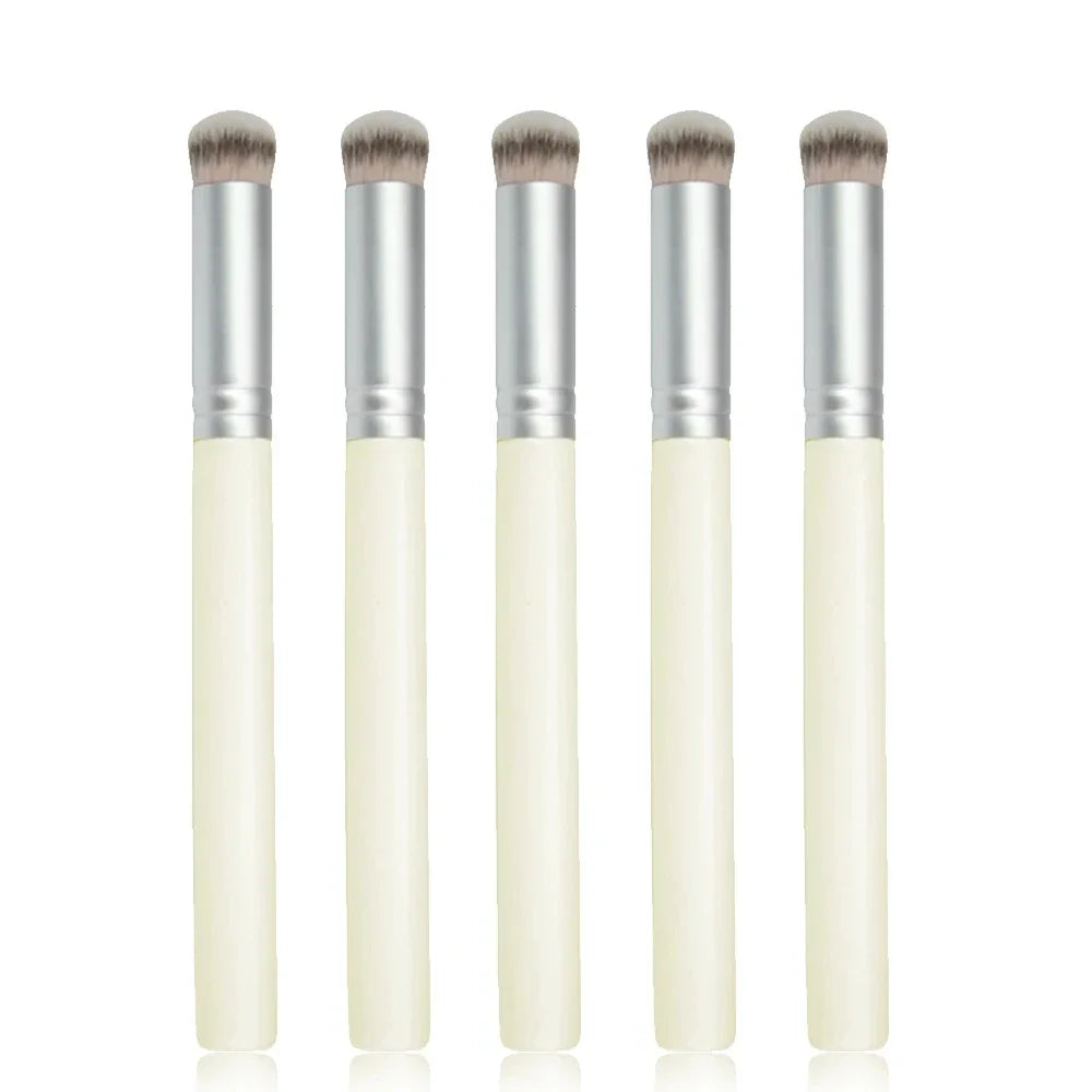 Pro Dual-Ended Foundation Brush - Hypoallergenic Dense Concealer & Contour Blender | Vegan Cruelty-Free Face Makeup Tools