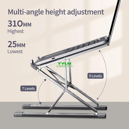 Aluminum Adjustable Laptop Stand Foldable Cooling Holder