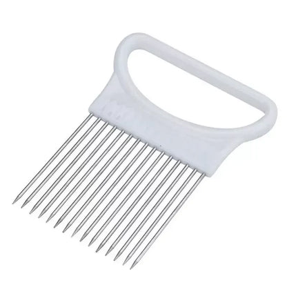 Onion Slicer Holder Stainless Steel Kitchen Tool