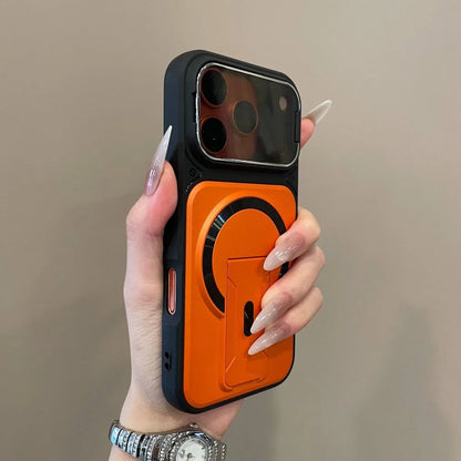 Multi-functional Invisible Dual Support Bracket Phone Case For iPhone 18 17 16 15 14 Plus 13 12 11 Pro Max Wireless Charge Cover