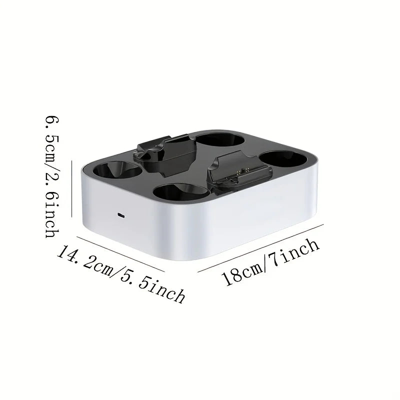 PS5 Controller Charger Station for Playstation 5 Dual for for DualSense Edge Control Fast Charging Dock Stand with Cable