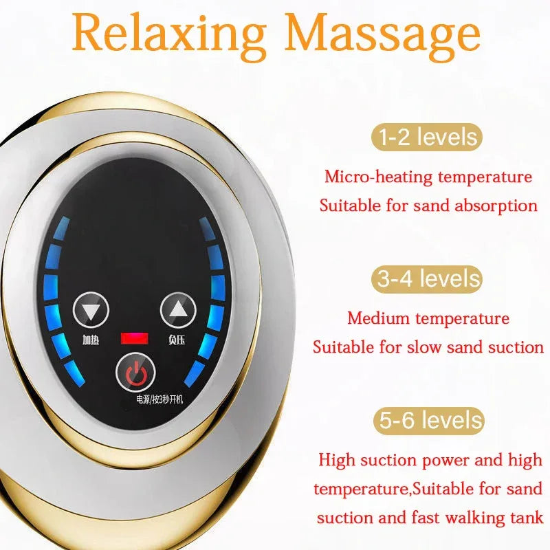 Electric Scraping Massage Cupping Body Massager Vacuum Cans Suction Cup Heating Body Back Neck Arm Guasha Massager