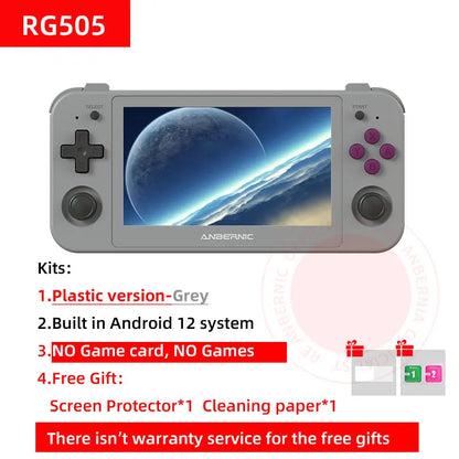 Anbernic RG505 New Handheld Game Console Android 12 System Unisoc Tiger T618 4.95-INCH OLED With Hall Joyctick OTA Update