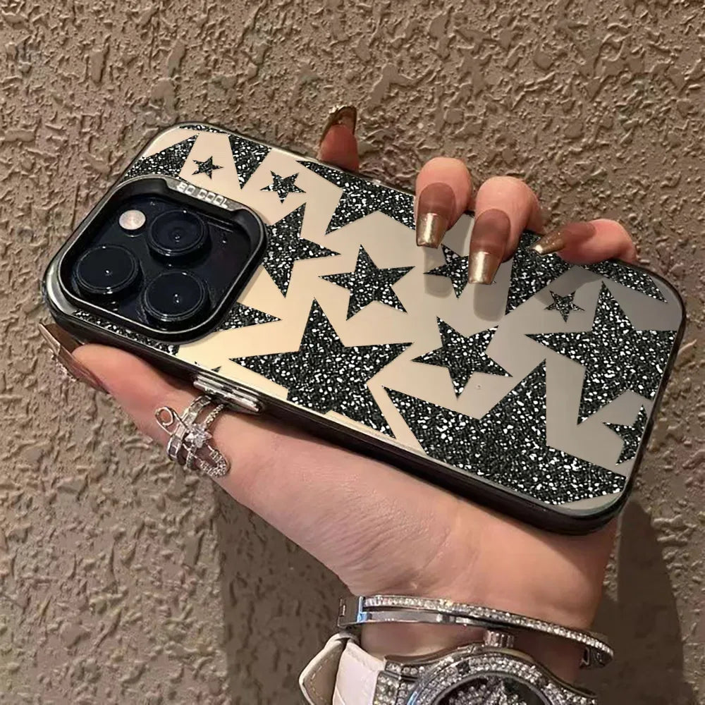 Luxury INS Star Hard Matte Case for iPhone