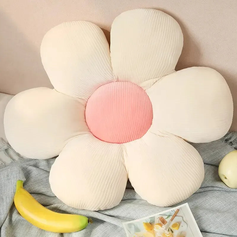 35CM Colorful Flowers Plush Pillow Plant Petal Cushion Stuffed Toys Home Decor Gift - Urbizia