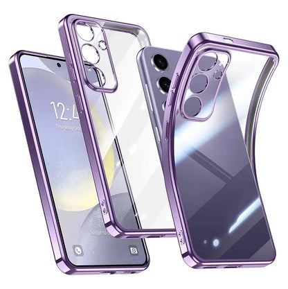 Plating Silicone Clear MagSafe Case for Samsung Galaxy