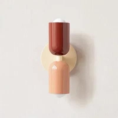 Nordic Macaron Colourful Wall Lamp – E27, Bedside and Living Room