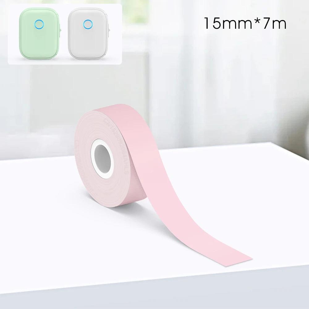 Portable Mini Printer Marklife P12 Thermal Printer Adhesive Sticker Labeling Machine P12 Label Maker or 1PK Continues Label Tape