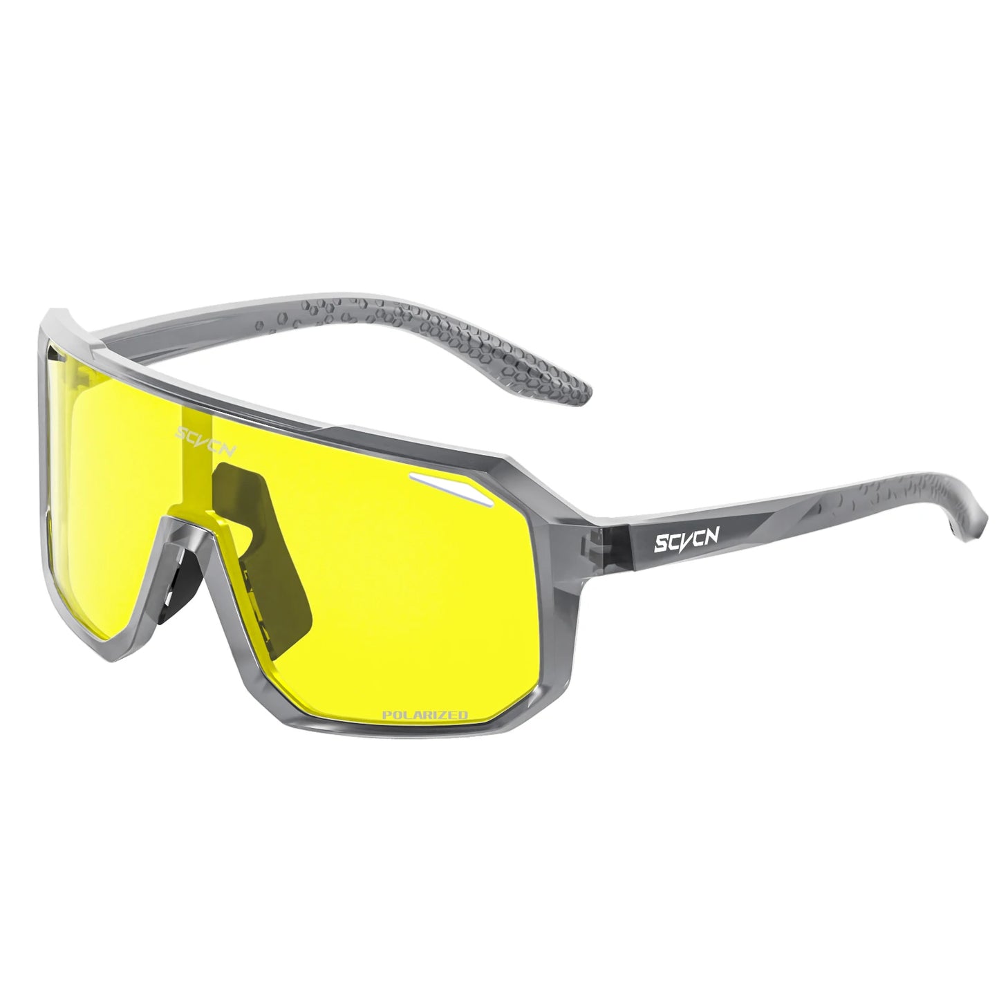 SCVCN Night Vision Glasses Cycling Glasses Driving Eyewear Fashion Polarized Sunglasses Y2K UV400 Eyeglasses Mtb Goggles Man