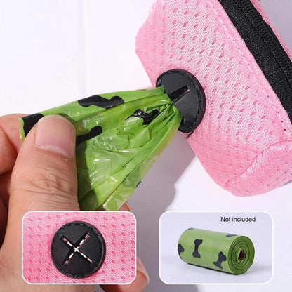 Mesh Dog Poop Bag Dispenser with Clip