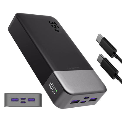Portable Power Bank 20000mAh, JUOVI 35W Portable Charger, Battery Pack Fast Charging, PD3.0 QC4.0 External Phone Battery Pack