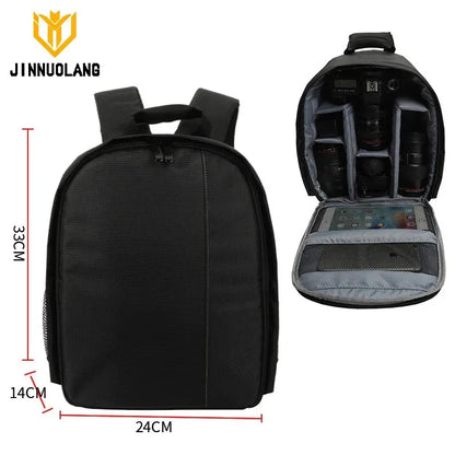 Shoulder Camera Bag Backpack Suitable for Canon, Nikon, Sony Digital Mirrorless Camera Bag, lightweight, Professional, Large Cap
