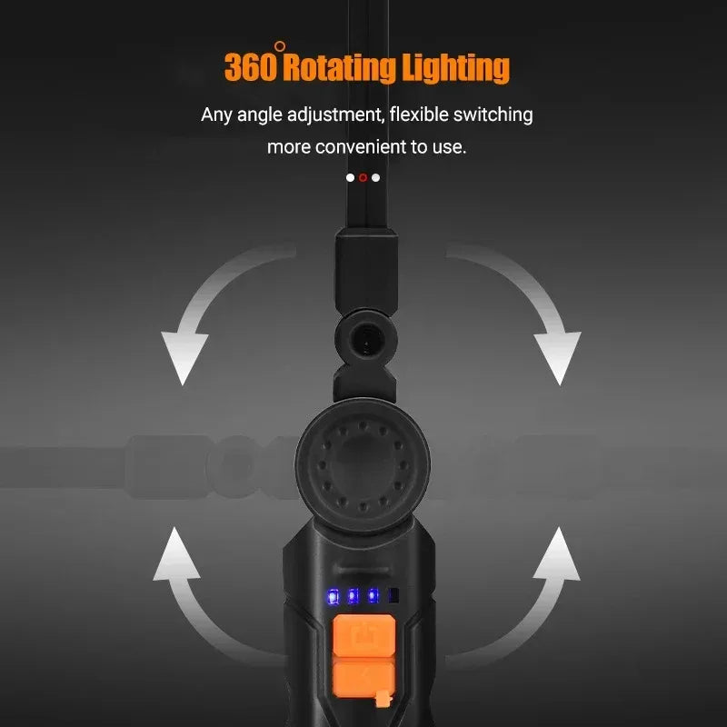 Portable USB Rechargeable COB LED Work Light - Urbizia