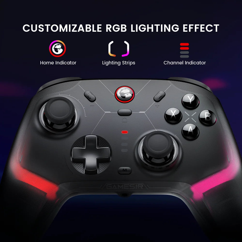 GameSir Cyclone 2 Wireless Controller for Nintendo Switch 2 / iPhone / Android, Bluetooth Gamepad with Hall Effect Triggers