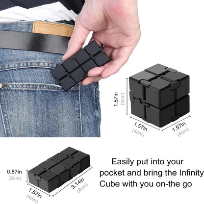 Infinity Cube Fidget Toy for Stress & Focus Relief