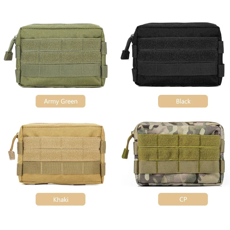 Tactical Pouch EDC Tool Storage Kit Molle System for Hunting Accessories Multifunctional Mobile Phone Case Bag Exploration Hike
