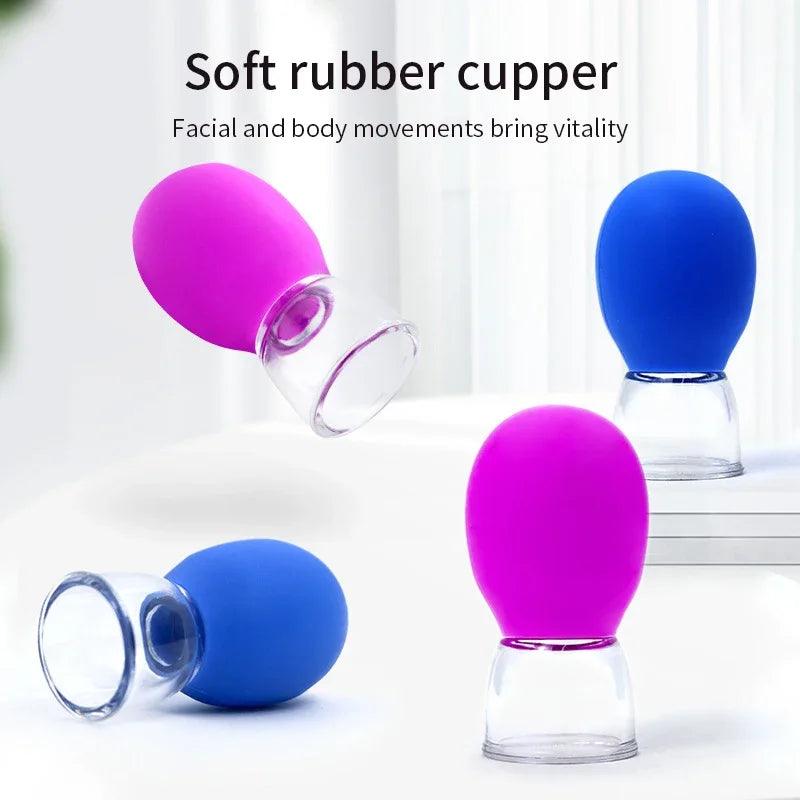 Silicone Cupping Set for Face & Neck Massage Therapy
