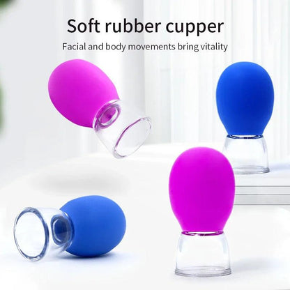 Silicone Cupping Set for Face & Neck Massage Therapy