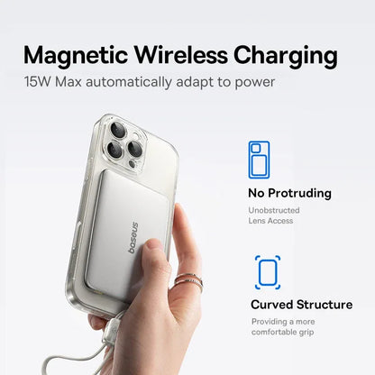 10000mAh Magnetic Power Bank 27W PD Fast Charging Slim