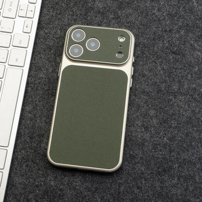 Vintage Woven Leather Textured Case for iPhone