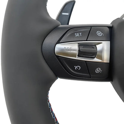 Leather Steering Wheel For BMW F20 F21 F22 F23 F32 F06 F12 F01 F02 F30 F31 F34 F10 F11 F07 1 3 5 7 Series Parts Racing Wheel