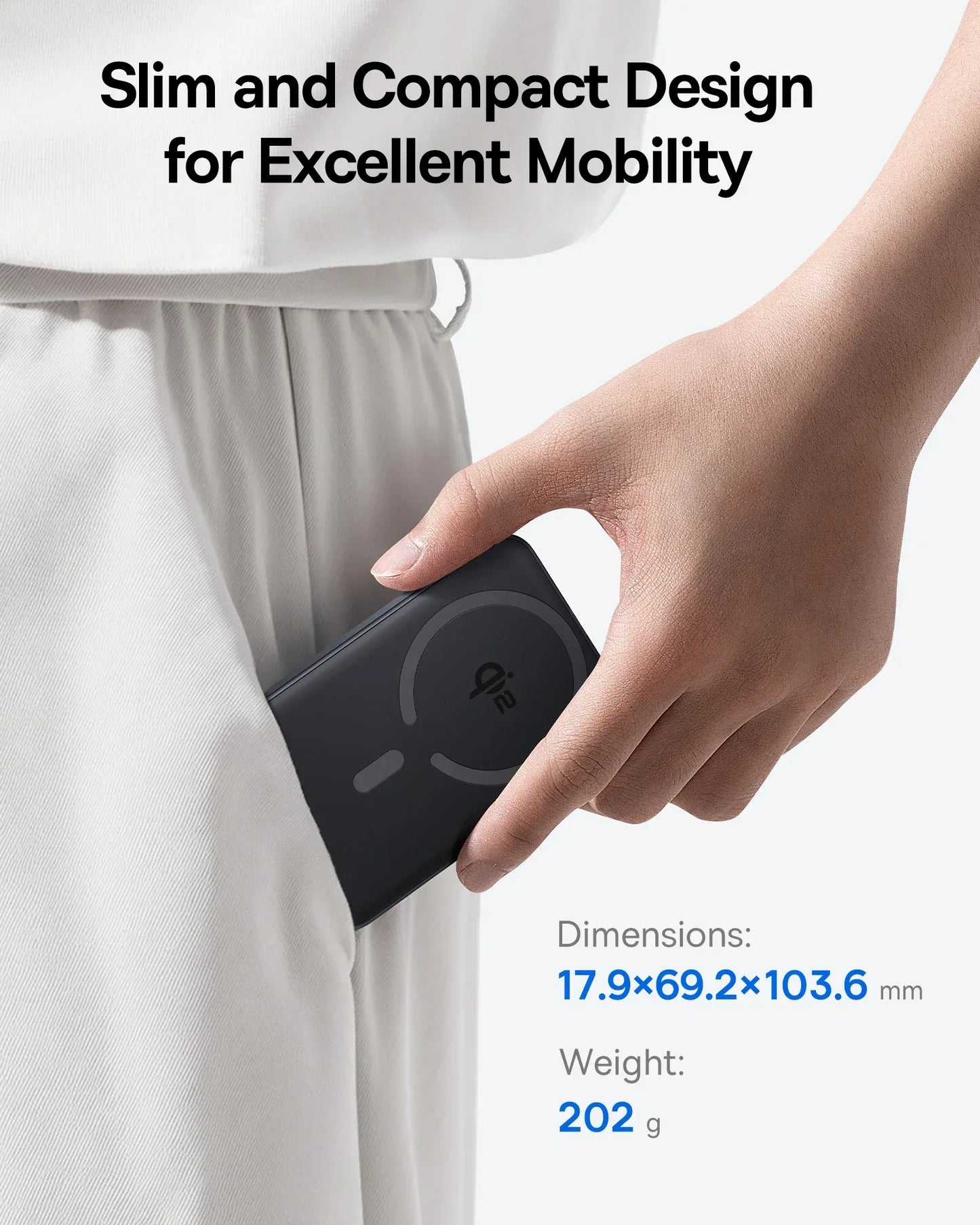 Baseus Qi2 10000mAh Magnetic Wireless Power Bank 15W