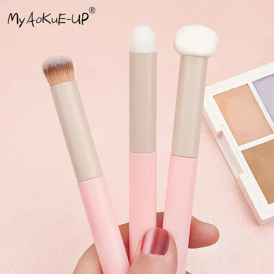 Multi-Use Makeup Brush & Sponge Puff Tool