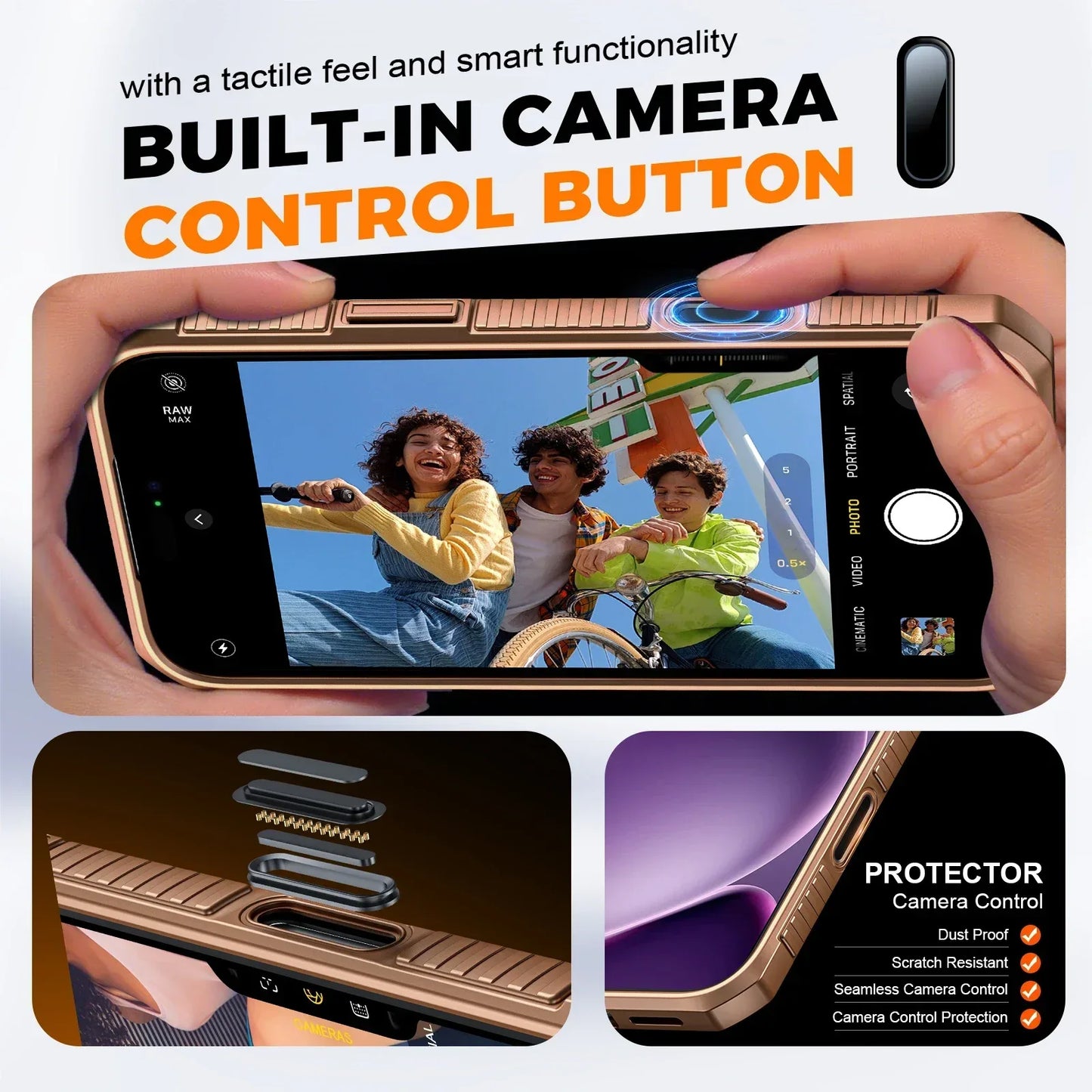 （Defective products, can be reordered）With Card Holder Sliding Camera Cover For 17 Pro Max Phone Case,PC+TPU Wallet Case
