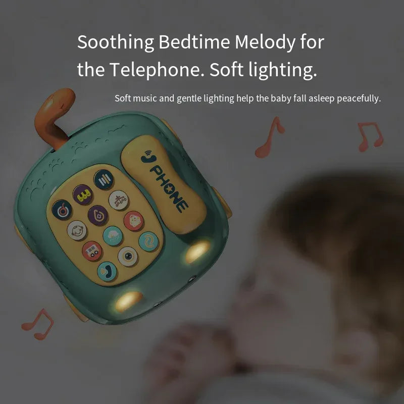Baby Storyteller Electric Toy – Educational Phone Car with Light & Music - Urbizia