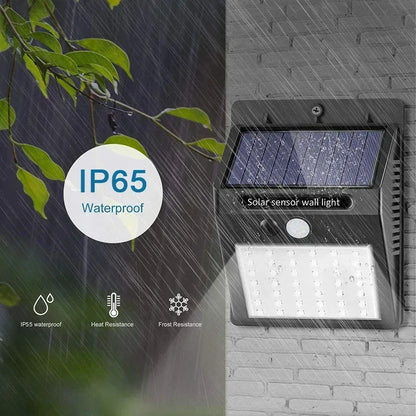6/30 LED Solar Light PIR Motion Sensor Wall Light Outdoor Solar Lamp Waterproof Solar Powered Sunlight Street Lamp Garden Decor - Urbizia