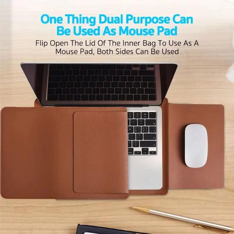 PU Laptop Sleeve Bag for MacBook & Laptops 13–16 Inch