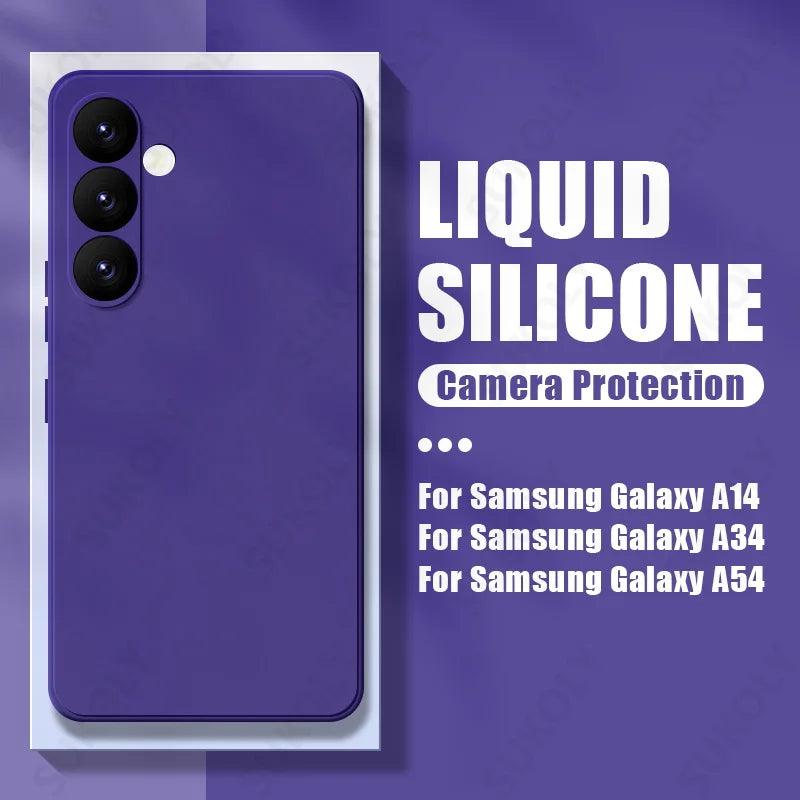 Luxury Liquid Silicone Case for Samsung Galaxy Series