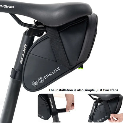 Waterproof Nylon Mountain Bike Saddle Storage Bag Seat Rear Tool Pouch Outdoor Cycling Accessories ZXCBB03