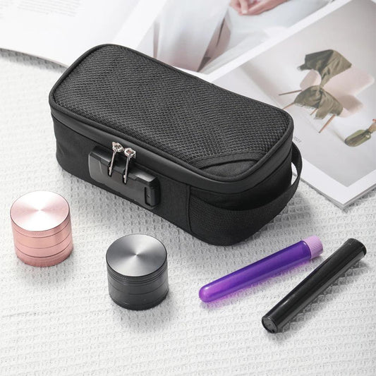 FIREDOG Smell Proof Bag Large-capacity With Lock Activated Carbon Deodorant Bag Portable Pipe Bag Convenient