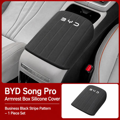 BYD Song Pro Dmi Sealion 5 Silicone Armrest Box Cover Anti-Scratch Dirt-Resistant Center Console Protector Interior Accessory