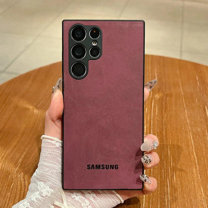 Lambskin Shockproof Case for Samsung Galaxy