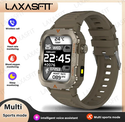 LAXASFIT Men's Smart Watch – Sports & Health Tracker - Urbizia