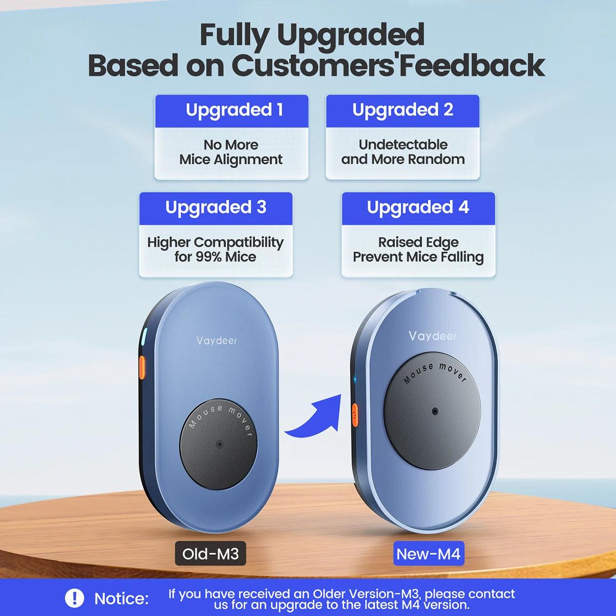 Virtual Mouse Mover Anti-sleep Automatic Movement To Prevent Computer Lock Screen With ON/OFF Switch Undetectable Mouse Jiggler