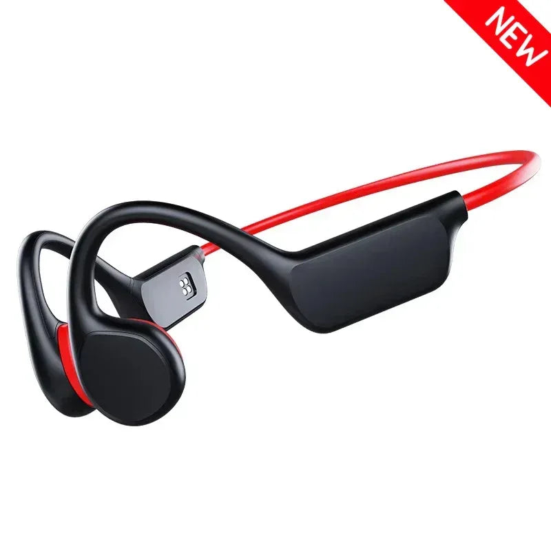 True Bone Conduction Headset IPX8 32GB Bluetooth 5.3 Wireless Swimming Headphone With Microphone Waterproof Exercise Fitness - Urbizia
